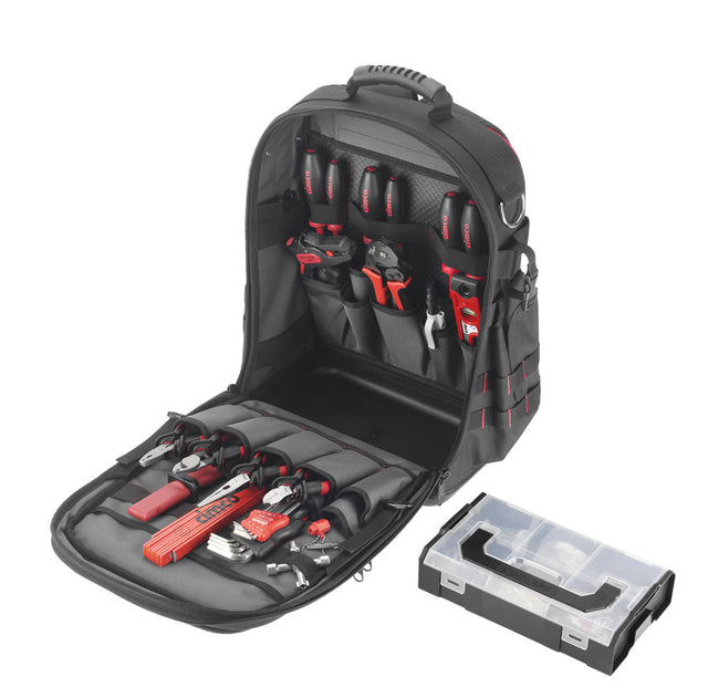 Werkzeugrucksack ERGO-XL30, 380x220x480mm, 24 Werkzeuge