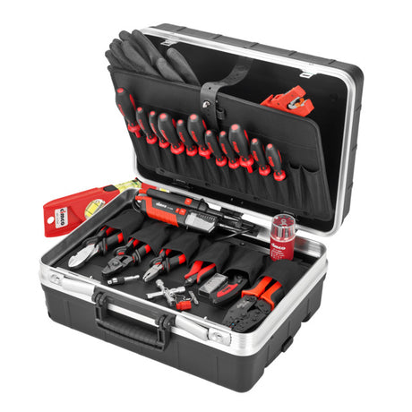 Industriekoffer POWER mit Trolley, m. 24 Qualitätswerkzeugen