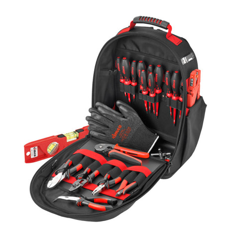 Technikerrucksack PRO Industrie, mit 20 Werkzeugen