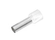 Foto: Aderendhülse isoliert, 0,5mm², L1=10mm, weiß