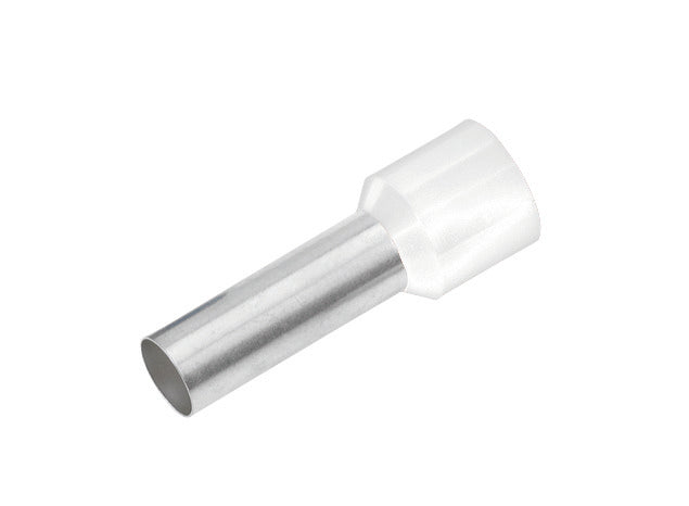Foto: Aderendhülse isoliert, 0,5mm², L1=10mm, weiß