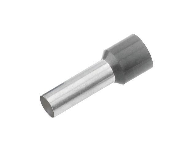 Foto: Aderendhülse isoliert, 0,75mm², L1=12mm, grau