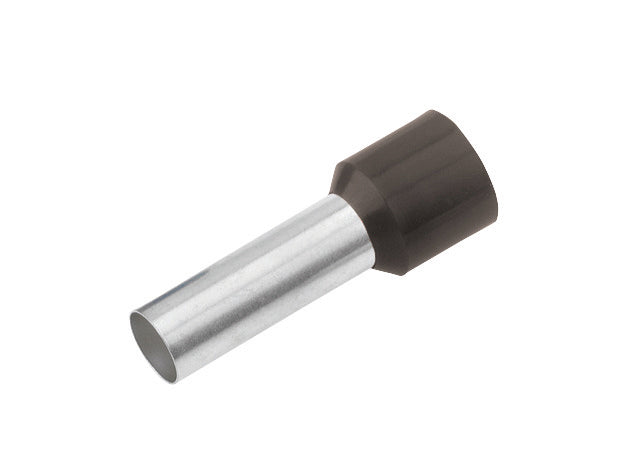 Aderendhülse isoliert, 1,5mm², L1=10mm, schwarz