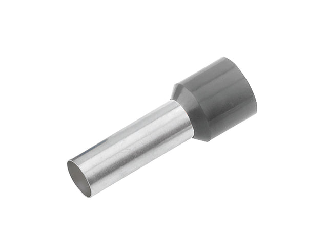 Aderendhülse isoliert, 4mm², L1= 12mm, grau