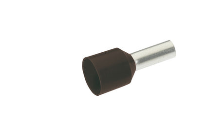 Foto: Aderendhülse isol., kurz- u erdschlusssicher,1,5² 10mm, schw
