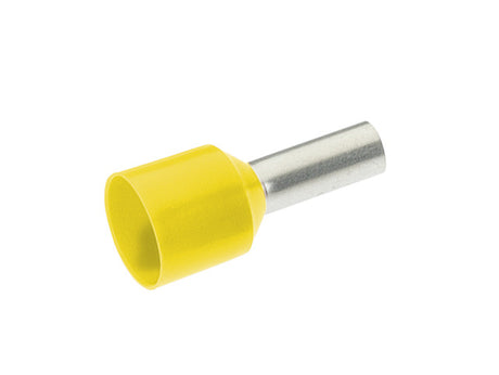Foto: Aderendhülse isol., kurz- u erdschlusssicher, 6² 12mm, gelb