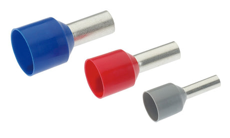 Foto: Aderendhülse isol., kurz- u erdschlusssicher, 10² 12mm, rot
