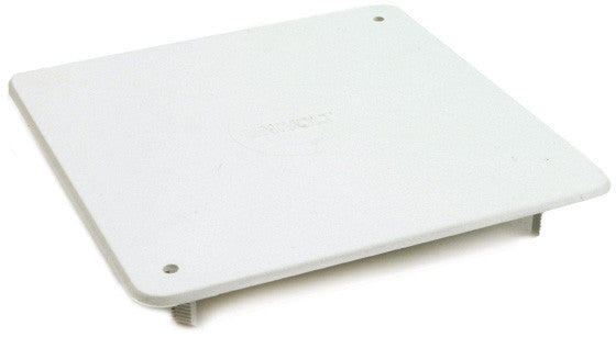 PVC-Randdeckel, 200x200 mm, weiß