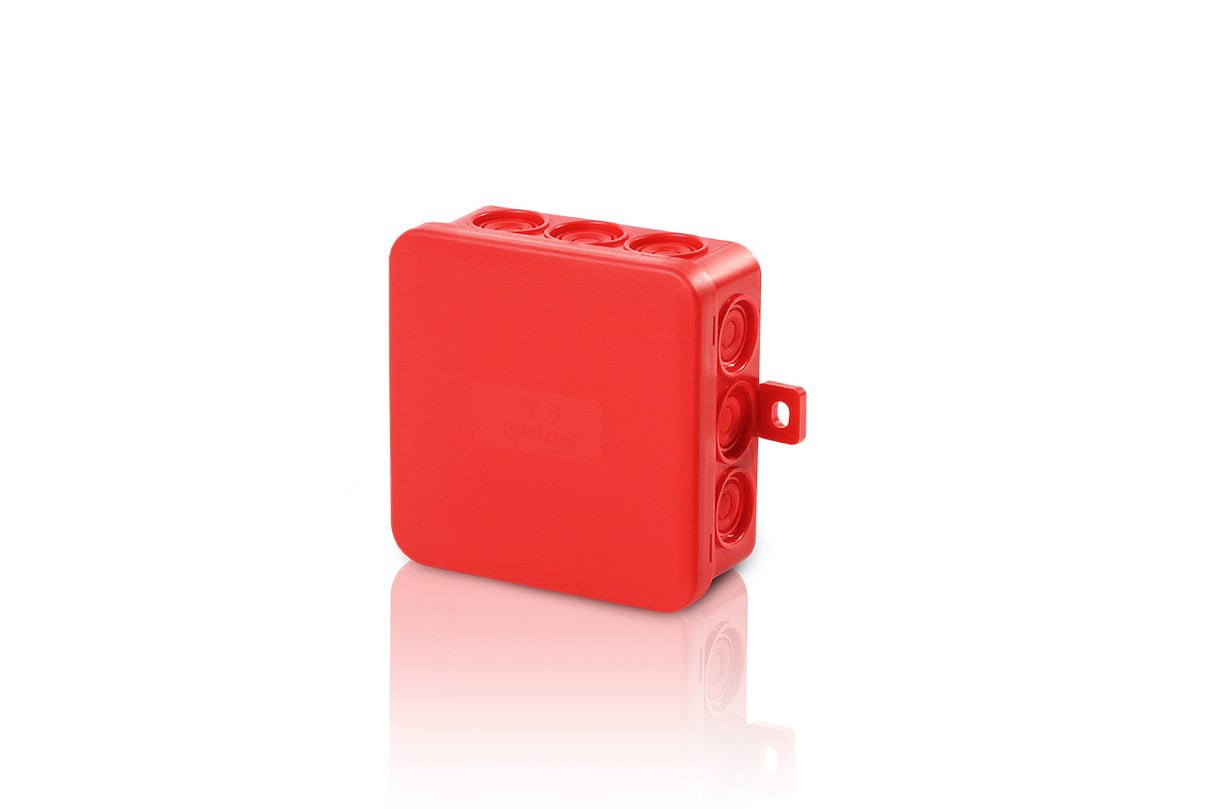 FR-Abzweigkasten IP54, 85x85x40, rot
