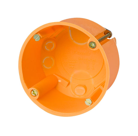 Hohlwanddose d68xt47mm, orange, PP