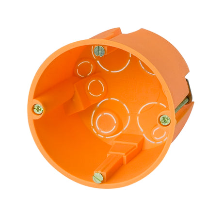 Hohlwanddose d68xt61mm, orange, PP