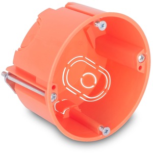 Hohlwand-Geräte-Abzweigdose, Ø 65mm, 45mm, chlorfrei, orange