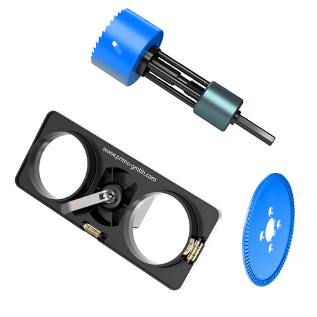 Bohr-Fixx und Bohrschablonen Set 74mm
