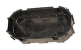 Foto: UP-Doppelschalterdose 2xd67xt45mm, schwarz,PS