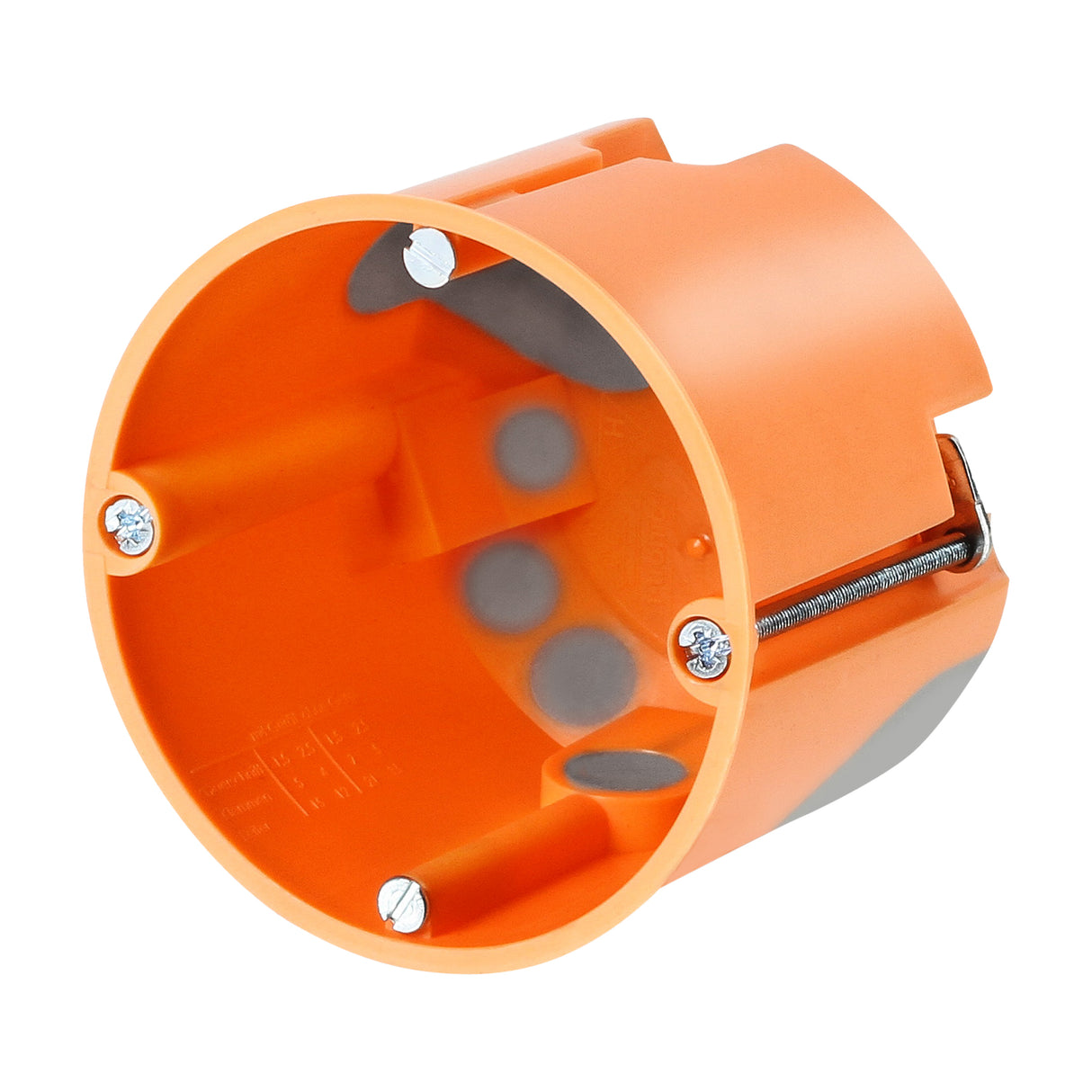 Hohlwandabzweigdose "winddicht" d68/t61mm, orange, M25 ,PP