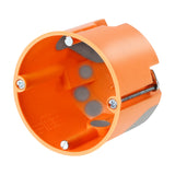 Hohlwandabzweigdose "winddicht" d68/t61mm, orange, M25 ,PP