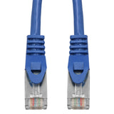Patchkabel RJ45 geschirmt Cat.5e, PVC, blau, 10,0m