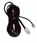 Foto: Patchkabel RJ45/RJ11 ungeschirmt Telefon ISDN schwarz 10,0m