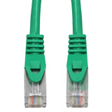 Patchkabel RJ45 geschirmt Cat.6, PVC, grün, 0,5m