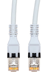 Push Pull Patchkabel RJ45 gesch. Cat.6a 10GB LS0H grau 10,0m
