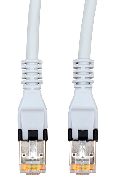 Push Pull Patchkabel RJ45 gesch. Cat.6a 10GB LS0H grau 10,0m