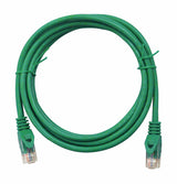 Patchkabel RJ45 ungeschirmt Cat.6, PVC, grün, 2,0m