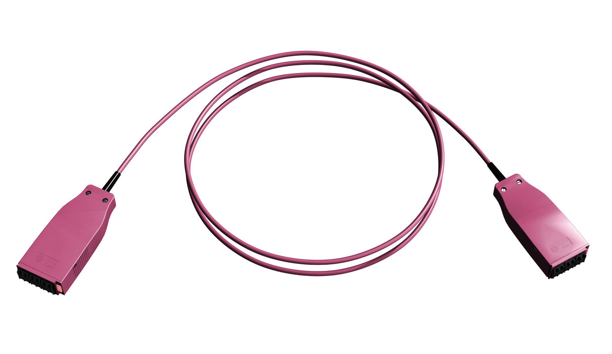 H.D.S. LWL-Trunkkabel, 12xG50/125 OM4, LC duplex, 8,0m
