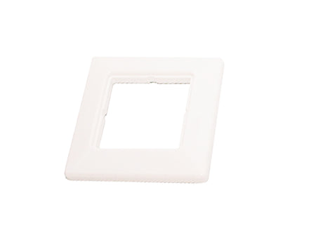 Foto: Abdeckrahmen 80x80mm 1-fach für Modulaufnahme weiß RAL 9010
