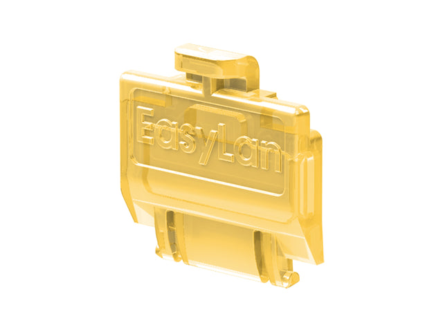 preLink/fixLink Staubschutzklappe Gelb (transparent) 50 Stk.