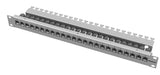 preLink/fixLink Panel 19" 1HE 24xRJ45 RAL7035