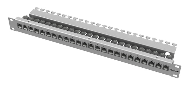 preLink/fixLink Panel 19" 1HE 24xRJ45 RAL7035