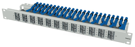 preLink/fixLink Winkelpanel 1HE, 19", Variante 2