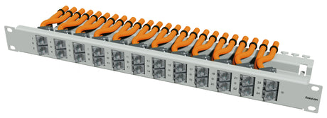 preLink/fixLink Winkelpanel 1HE, 19", Variante 3