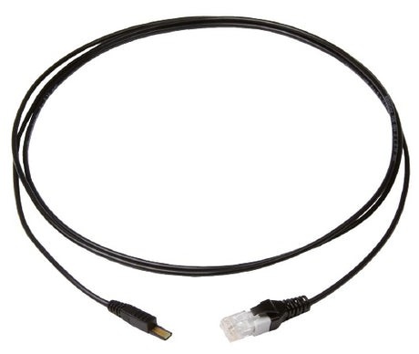 Patchkabel Tera auf RJ45, 1-paarig, ungeschirmt, grau, 2,0m