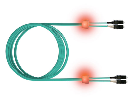 LWL LED Patchkabel Duplex, SCD/SCD, G50/125 OM3, 7,5m