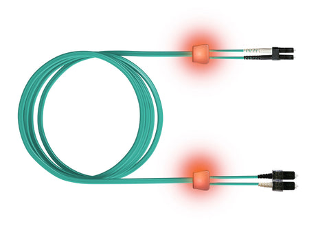 LWL LED Patchkabel Premium, Duplex, LCD/SCD, G50/125, OM3 2m
