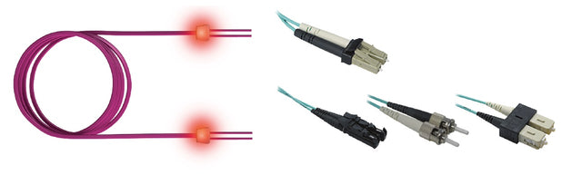 Foto: LWL LED Patchkabel Premium, Duplex, LCD/LCD, G50/125, OM3 3m