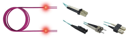 LWL LED Patchkabel Duplex, LCD/LCD, G50/125, OM3, 10m