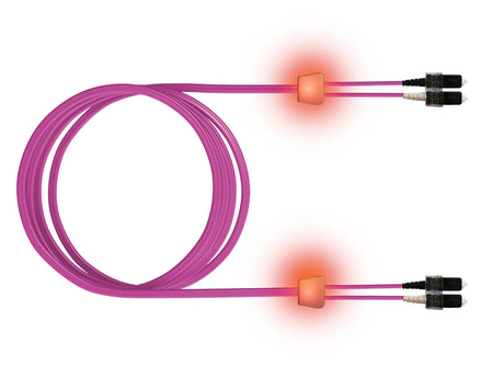 LWL LED Patchkabel Premium, Duplex, SCD/SCD, G50/125 OM4, 5m