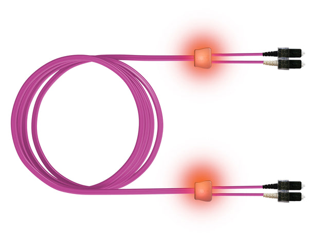 LWL LED Patchkabel Premium, Duplex, SCD/SCD, G50/125 OM4, 5m