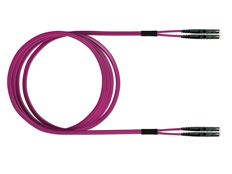 LWL Patchkabel Premium, Duplex, E2000/E2000, G50/125 OM4, 5m