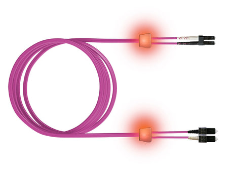 LWL LED Patchkabel Premium, Duplex, LCD/SCD, G50/125, OM4 2m