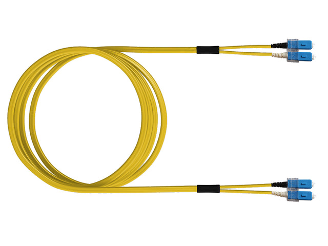 LWL Patchkabel Premium, Duplex, SCD/SCD, E09/125 OS2, 2m