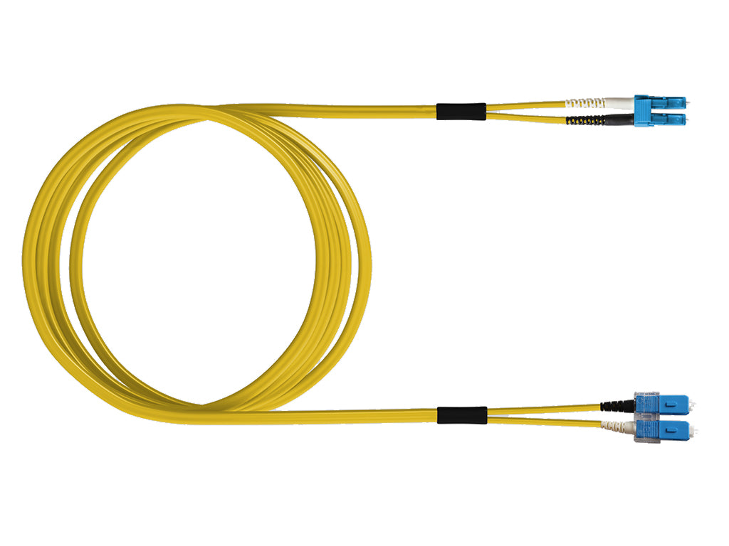 LWL Patchkabel Premium, Duplex, LCD/SCD, E09/125, OS2, 1m