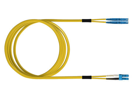 LWL Patchkabel Premium, Duplex, LCD/E2000, E09/125, OS2, 3m