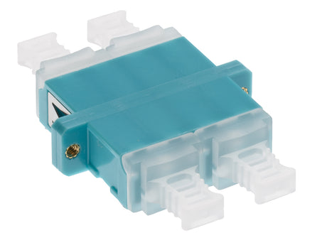 Premium LC-Quad Kupplung MM Polymer Hülse aqua