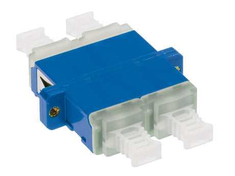 Premium LC-Quad Kupplung SM Polymer Keramik Hülse blau