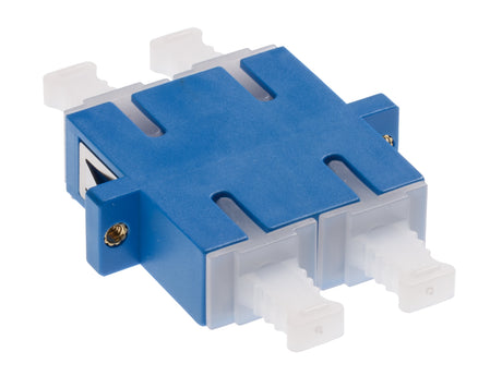 LWL Kupplung SC-Duplex, Kunststoff, OS2, Keramik, Flansch