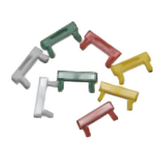 Clip zur Farbcodierung für LED Patchkabel, rot, 100 Stück