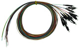Foto: LWL Pigtail LC, 50/125µm OM3, 2,0m, 12Stk, Klasse B, färbig